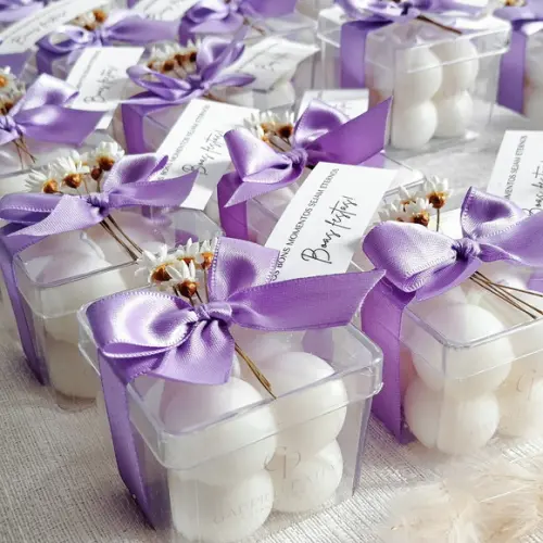 Vela Perfumada para Lembrancinha Mini Bubble Personalizada
