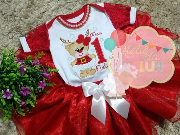 Body Natalino com Saia,