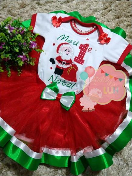 Body Natalino com Saia,