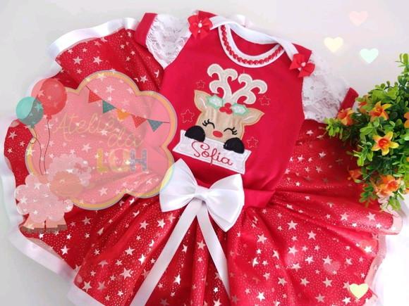 Body Natalino com Saia,