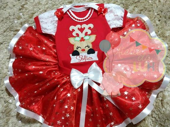 Body Natalino com Saia,