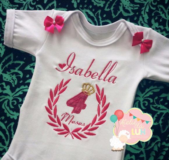 Body Personalizado Mesversário!
