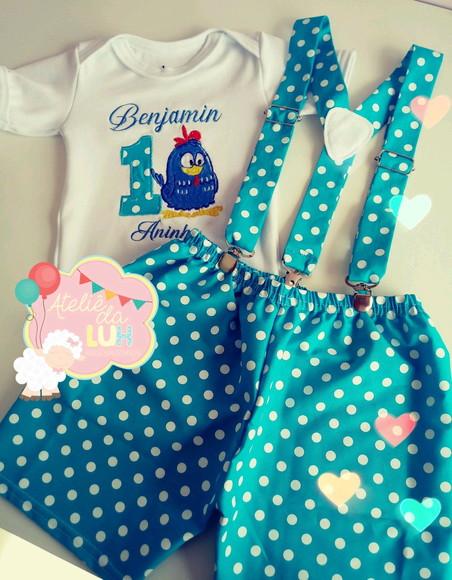 Conjunto Galinha pintadinha