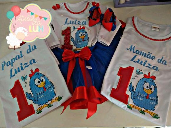 Conjunto Galinha Pintadinha