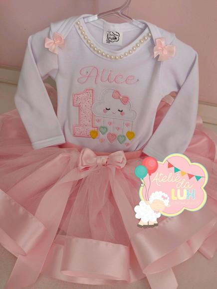 Conjunto Infantil chuvas de Amor