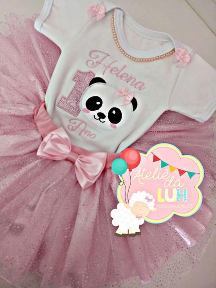 Conjunto urso panda!