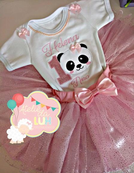 Conjunto urso panda!