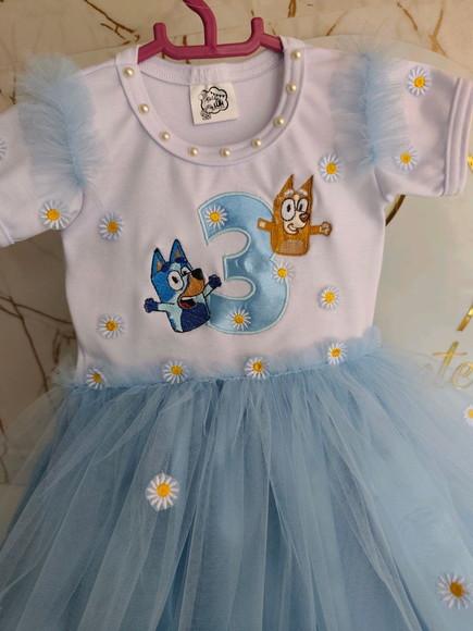 Fantasia Bluey, Roupa Bluey e Bingo, Fantasia Bluey e Bingo