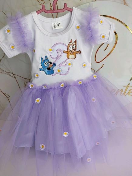 Fantasia Bluey, Roupa Bluey e Bingo, Fantasia Bluey e Bingo