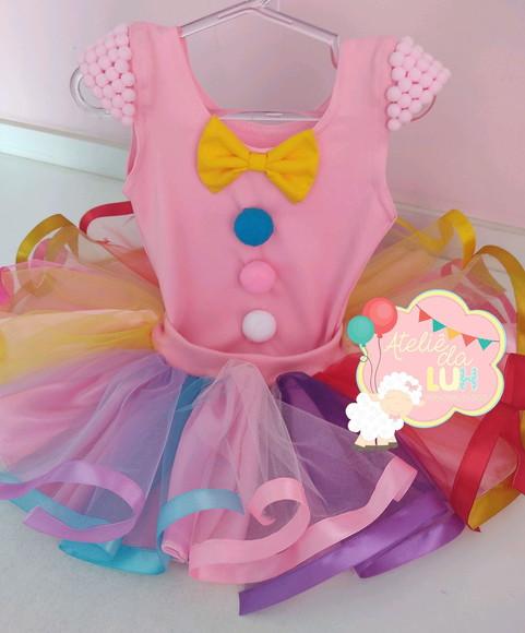 Roupa personalizada palhacinha
