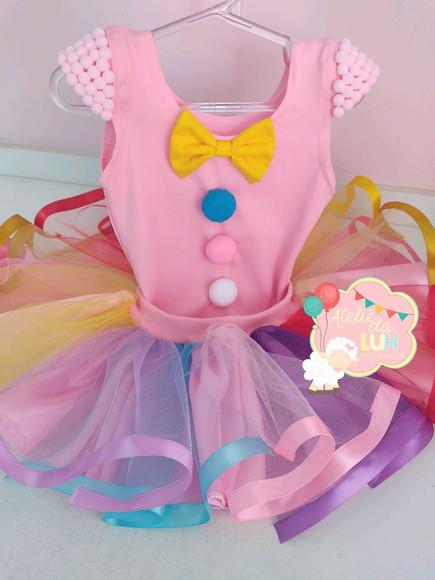 Roupa personalizada palhacinha