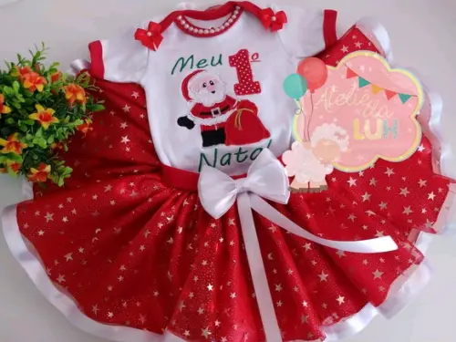 Body Natalino com Saia,