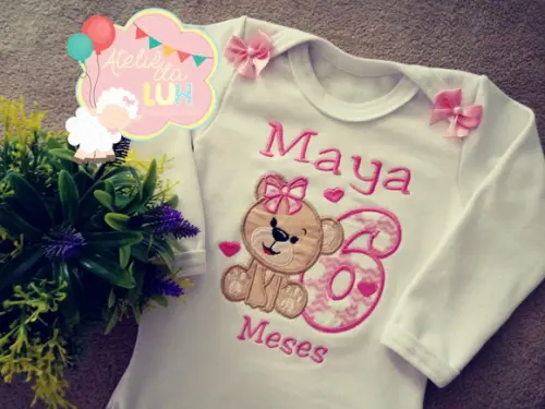 Body Personalizado Mesversário!!