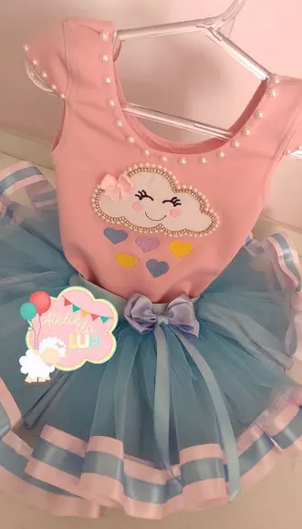 Conjunto Infantil chuvas de Amor
