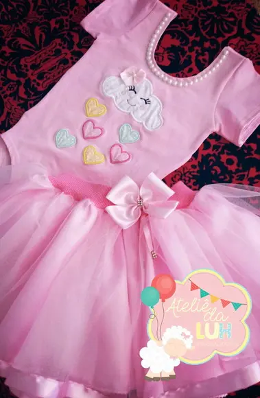 Conjunto Infantil chuvas de Amor