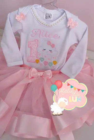 Conjunto Infantil chuvas de Amor