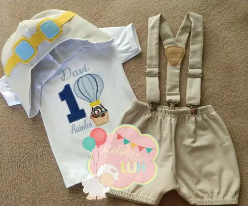 Conjunto Urso no Balão