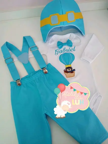 Conjunto Urso no Balão