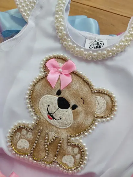 Conjunto urso luxo.