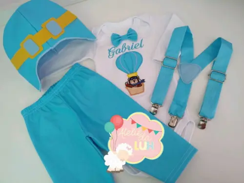 Conjunto Urso no Balão
