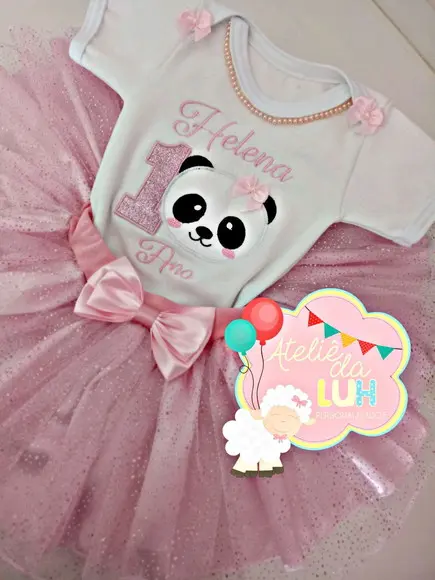 Conjunto urso panda!