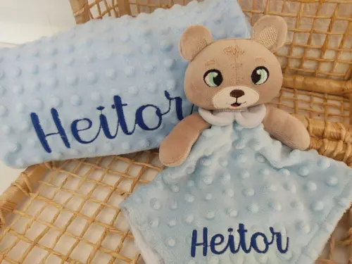 Naninha Personalizada + Manta Pipoquinha