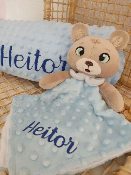 Naninha Personalizada + Manta Pipoquinha