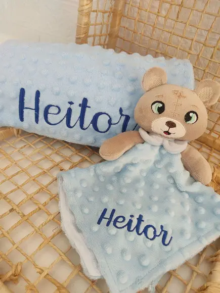 Naninha Personalizada + Manta Pipoquinha