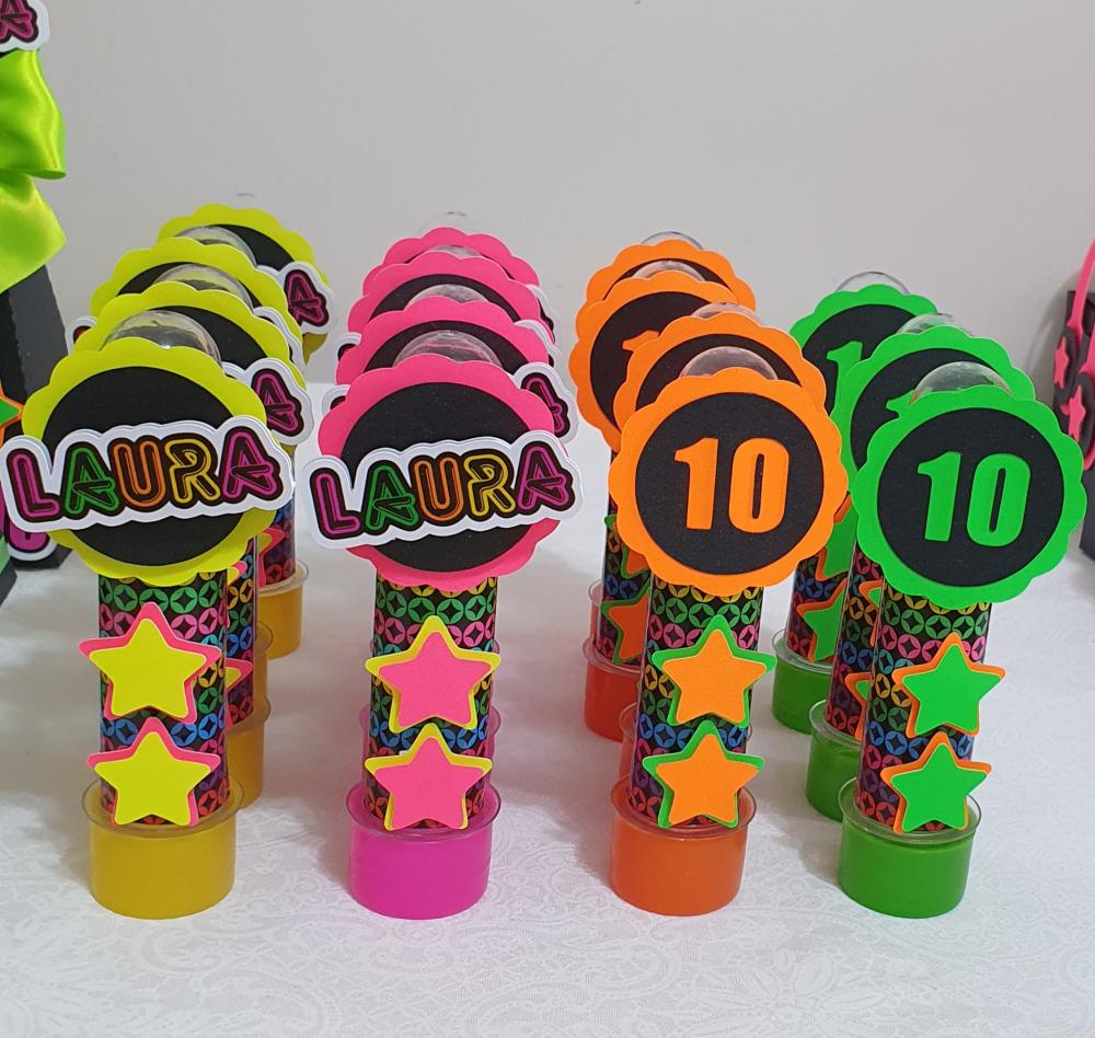 Kit Festa 01 - Neon | 30 Itens Semi Luxo + Brinde