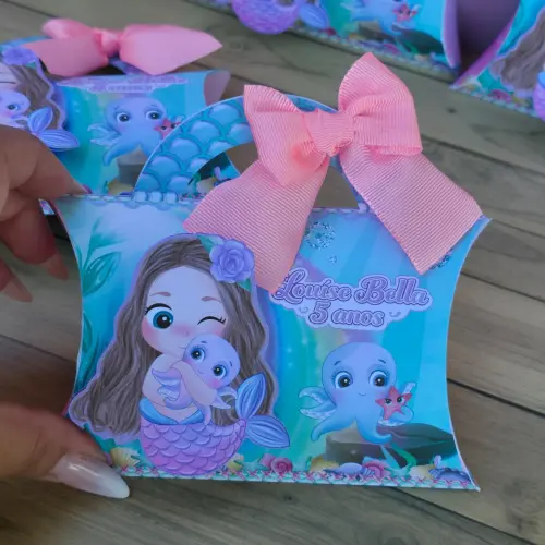 Kit Festa 20 Peças Sereia Cute