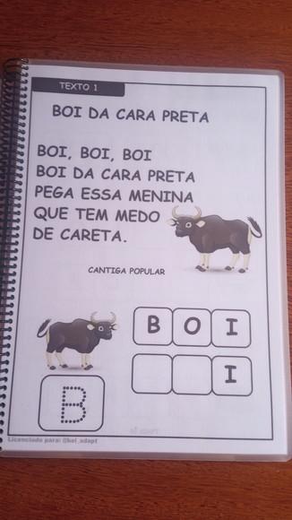 Apostila de Alfabetização