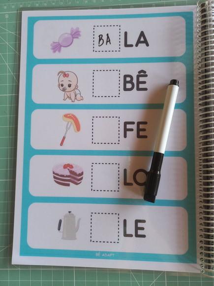 Caderno Famílias Silábicas