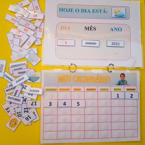Calendário personalizado
