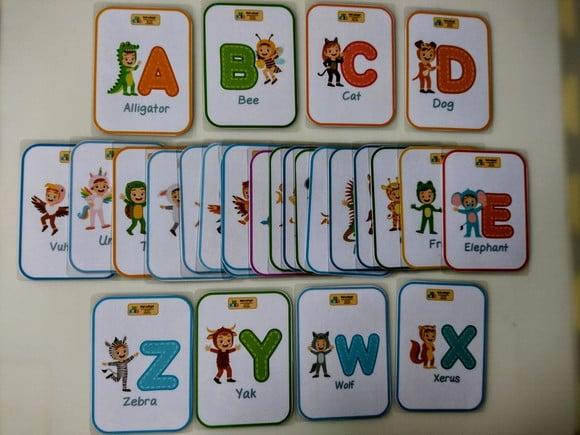 Cards Do Alfabeto Em Inglês Tema Dos Animais