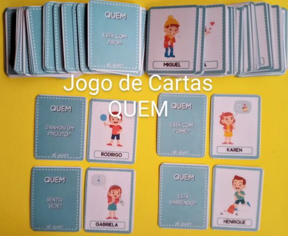 Jogo de Cartas Quem