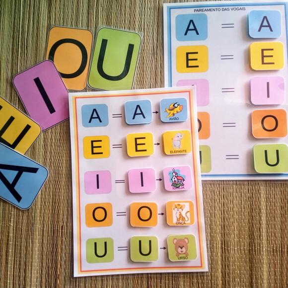 Kit Pareamento das Vogais