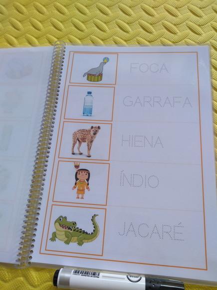 Meu Caderno de Escrita e Leitura Bastão