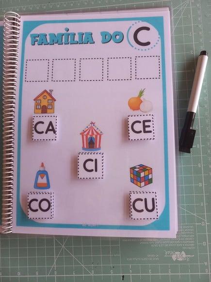 Caderno Famílias Silábicas