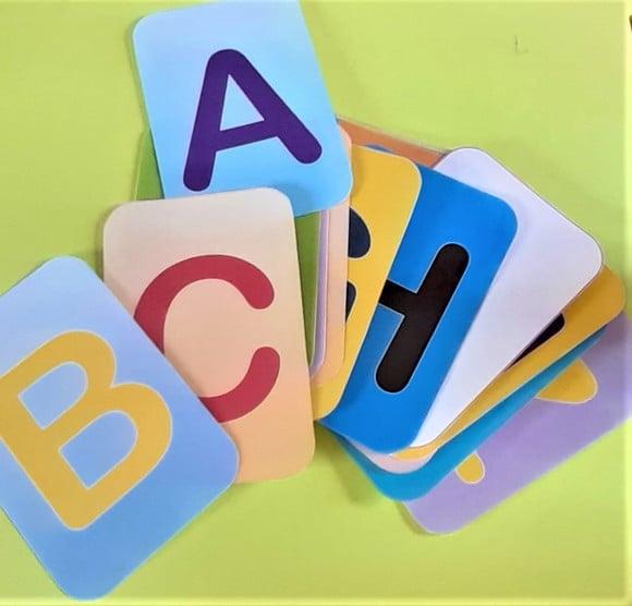 Cartas com o Alfabeto