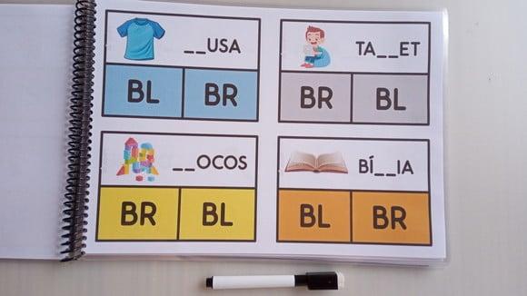 Marca e Completa- Dificuldades Ortograficas