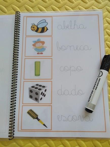 Meu Caderno de Escrita e Leitura com Letra Cursiva