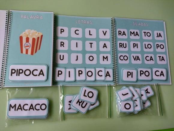 Palavras, Letras e Sílabas (trissílabas)
