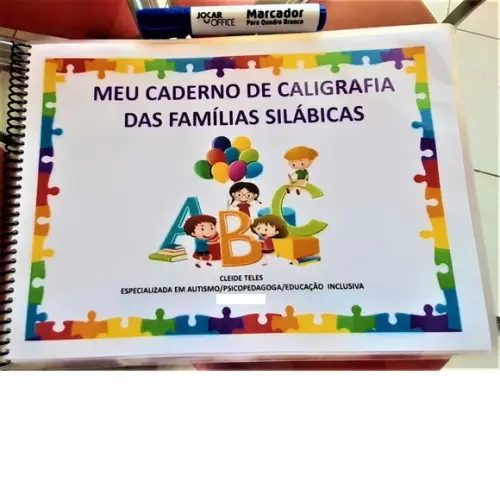 Caderno de Caligrafia das Famílias Silábicas