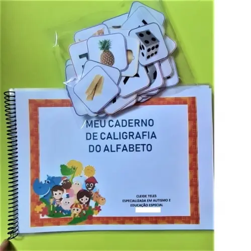 Caderno de Caligrafia do Alfabeto