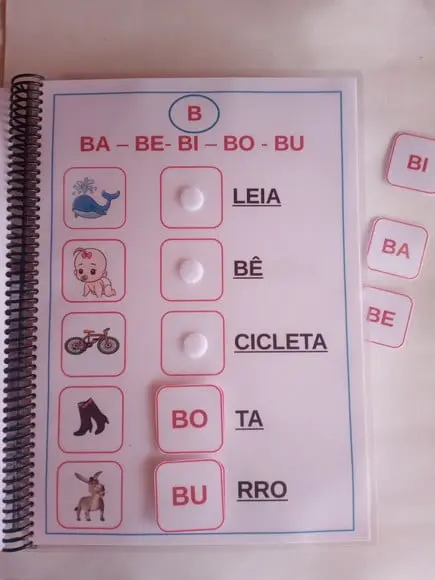 Caderno de Silabas Simples
