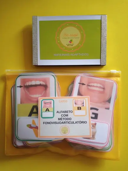 Cards Alfabeto com Método Fonovisuoarticulatório