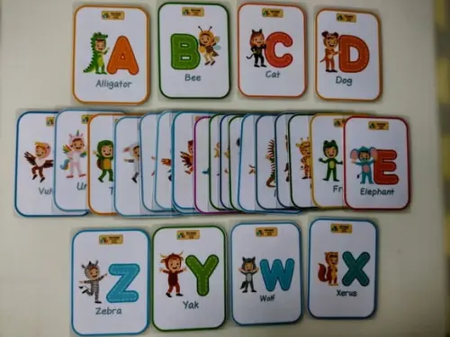Cards Do Alfabeto Em Inglês Tema Dos Animais