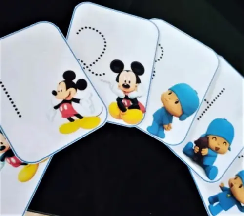 Cartas dos Números de 0 a 10