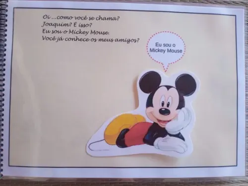 História Infantil com Tema do Mickey