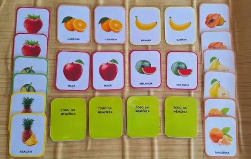Jogo da Memória Frutas